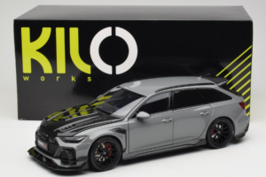 Audi RS6 C8 Avant Darwin Pro Viola Kilo Works 1:18 KLW002202 Pressofusione — immagine 8 di 8