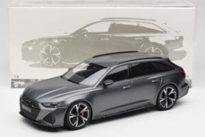 Audi RS6 C8 Avant Matt Grey Minichamps 1:18 155018015 Pressofusione — immagine 6 di 6