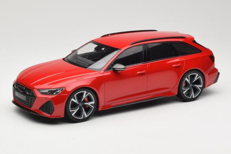 Audi RS6 C8 Avant Red Metallic Minichamps 1:18 155018010 Pressofusione