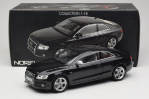 Audi S5 B8 Coupe Nero Norev 1:18 188360 Pressofusione — immagine 8 di 8