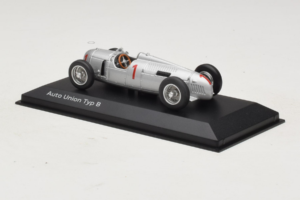 Auto Union Typ B #1 Argento Minichamps 1:43 5031300313 Pressofusione — immagine 3 di 5