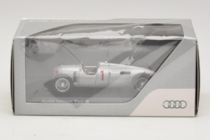 Auto Union Typ B #1 Argento Minichamps 1:43 5031300313 Pressofusione — immagine 5 di 5