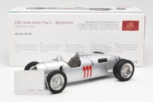 Auto Union Type C #111 H. Stuck Schauinsland Hillclimb Germany 1937 CMC 1:18 M-162 Pressofusione — immagine 6 di 6