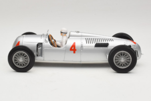 Auto Union Typ C #4 A. Varzi 2nd Place Monaco GP 1936 Minichamps 1:18 155361004 Pressofusione — immagine 3 di 6