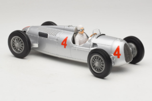Auto Union Typ C #4 A. Varzi 2nd Place Monaco GP 1936 Minichamps 1:18 155361004 Pressofusione — immagine 4 di 6