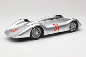 Auto Union Typ C Stromlinie #31 B. Rosemeyer 1937 Argento Revell 1:18 08436 Pressofusione — immagine 3 di 8