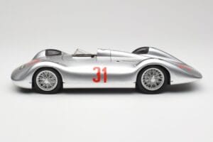Auto Union Typ C Stromlinie #31 B. Rosemeyer 1937 Argento Revell 1:18 08436 Pressofusione — immagine 4 di 8