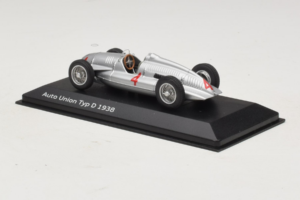 Auto Union Typ D #4 Argento Minichamps 1:43 5030900703 Pressofusione — immagine 3 di 4
