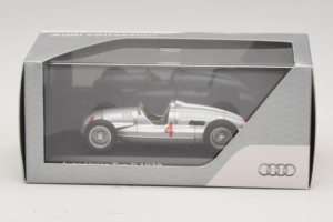 Auto Union Typ D #4 Argento Minichamps 1:43 5030900703 Pressofusione — immagine 4 di 4