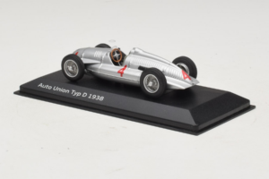 Auto Union Typ D #4 Argento Minichamps 1:43 5030900703-R1 Pressofusione — immagine 3 di 4