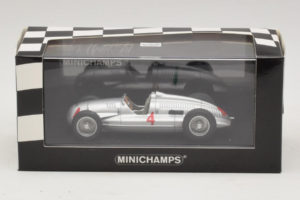 Auto Union Typ D #4 Argento Minichamps 1:43 5030900703-R1 Pressofusione — immagine 4 di 4