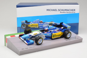 Benetton B195 Renault #1 M. Schumacher European GP Winner F1 World Champion 1995 Minichamps 1:18 513953201 Pressofusione — immagine 7 di 7