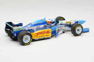 Benetton B195 Renault #1 M. Schumacher Benetton Formula French Grand Prix Winner 1995 Minichamps 1:18 100950001 Pressofusione — immagine 2 di 7