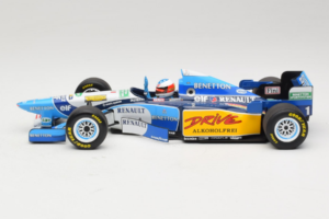 Benetton B195 Renault #1 M. Schumacher Benetton Formula French Grand Prix Winner 1995 Minichamps 1:18 100950001 Pressofusione — immagine 3 di 7
