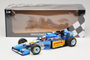 Benetton B195 Renault #1 M. Schumacher Benetton Formula French Grand Prix Winner 1995 Minichamps 1:18 100950001 Pressofusione — immagine 7 di 7