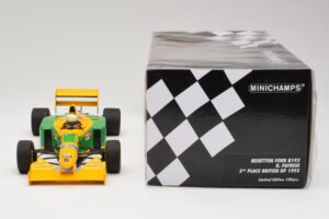 Benetton Ford B193B #5 R. Patrese 3rd Place British GP 1993 Minichamps 1:18 110930906 Pressofusione — immagine 6 di 6