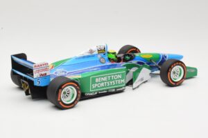 Benetton Ford B194 #5 M. Schumacher Demonstration Run Belgian GP 2017 Minichamps 1:18 510941705 Pressofusione — immagine 2 di 6