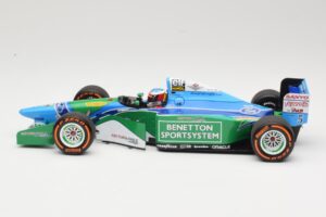 Benetton Ford B194 #5 M. Schumacher Demonstration Run Belgian GP 2017 Minichamps 1:18 510941705 Pressofusione — immagine 3 di 6