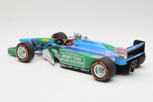 Benetton Ford B194 #5 M. Schumacher Demonstration Run Belgian GP 2017 Minichamps 1:18 510941705 Pressofusione — immagine 5 di 6
