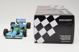 Benetton Ford B194 #5 M. Schumacher Demonstration Run Belgian GP 2017 Minichamps 1:18 510941705 Pressofusione — immagine 6 di 6