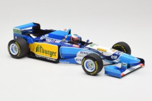 Benetton Renault B195 #1 M. Schumacher Winner Belgian GP 1995 Minichamps 1:18 510952901 Pressofusione — immagine 4 di 6
