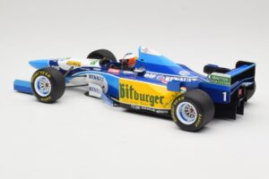 Benetton Renault B195 #1 M. Schumacher Winner Belgian GP 1995 Minichamps 1:18 510952901 Pressofusione — immagine 5 di 6