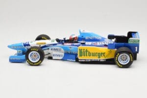 Benetton Renault B195 #1 M. Schumacher Winner German GP 1995 Minichamps 1:18 510952701 Pressofusione — immagine 3 di 6