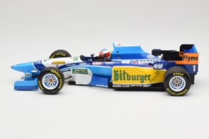 Benetton Renault B195 #1 M. Schumacher Winner Monaco GP 1995 Minichamps 1:18 510952301 Pressofusione — immagine 3 di 6