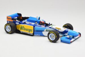 Benetton Renault B195 #1 M. Schumacher Winner Monaco GP 1995 Minichamps 1:18 510952301 Pressofusione — immagine 4 di 6