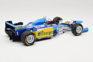 Benetton Renault B195 #1 M. Schumacher Winner Pacific GP F1 World Champion 1995 Minichamps 1:18 510953301 Pressofusione — immagine 2 di 6