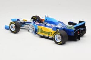 Benetton Renault B195 #1 M. Schumacher Winner Pacific GP F1 World Champion 1995 Minichamps 1:18 510953301 Pressofusione — immagine 5 di 6