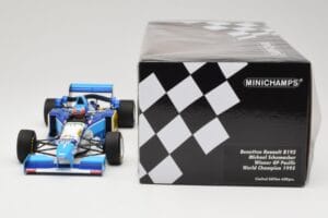 Benetton Renault B195 #1 M. Schumacher Winner Pacific GP F1 World Champion 1995 Minichamps 1:18 510953301 Pressofusione — immagine 6 di 6
