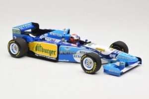 Benetton Renault B195 #2 J. Herbert Winner British GP 1995 Minichamps 1:18 110950802 Pressofusione — immagine 4 di 6