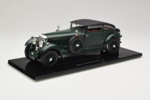 Bentley 6.5 Litre Gurney Nutting Saloon Blue Train Special Verde Minichamps 1:18 100139520 Pressofusione