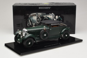 Bentley 6.5 Litre Gurney Nutting Saloon Blue Train Special Verde Minichamps 1:18 100139520 Pressofusione — immagine 8 di 8