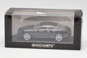 Bentley Continental GT Beluga Nero Minichamps 1:43 436139980 Pressofusione — immagine 4 di 4