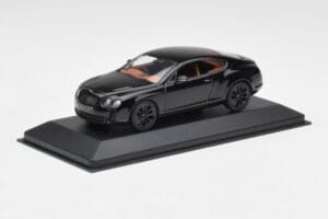 Bentley Continental GT Nero Con Cerchi Neri Minichamps 1:43 BENTLEY002 Pressofusione — immagine 2 di 4