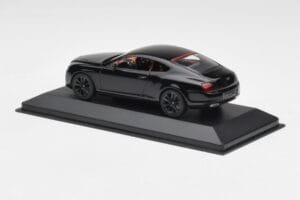 Bentley Continental GT Nero Con Cerchi Neri Minichamps 1:43 BENTLEY002 Pressofusione — immagine 3 di 4