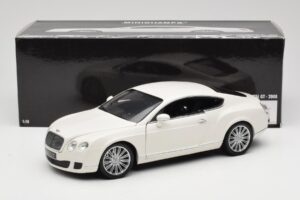 Bentley Continental GT Bianco Minichamps 1:18 100139621 Pressofusione — immagine 8 di 8