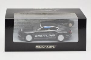 Bentley Continental GT World Record Car on Ice Nero Minichamps 1:43 436139026-O Pressofusione — immagine 4 di 4