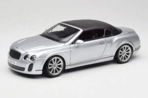 Bentley Continental Supersports Cabriolet 1a Generazione Argento Bburago 1:18 18-11037S Pressofusione