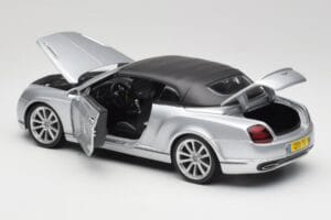 Bentley Continental Supersports Cabriolet 1a Generazione Argento Bburago 1:18 18-11037S Pressofusione — immagine 5 di 8