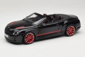 Bentley Continental Supersports ISR Cabriolet Nero Con Cerchi Rossi Bburago 1:18 18-11035 Pressofusione