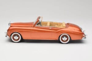 Bentley Type S2 Mulliner Cabriolet Tudor Arancione Metallizzato Solido 1:18 8007 Pressofusione — immagine 4 di 8