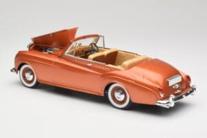 Bentley Type S2 Mulliner Cabriolet Tudor Arancione Metallizzato Solido 1:18 8007 Pressofusione — immagine 5 di 8