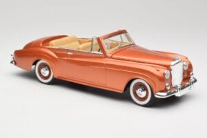 Bentley Type S2 Mulliner Cabriolet Tudor Arancione Metallizzato Solido 1:18 8007 Pressofusione — immagine 6 di 8