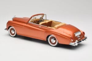 Bentley Type S2 Mulliner Cabriolet Tudor Arancione Metallizzato Solido 1:18 8007 Pressofusione — immagine 7 di 8