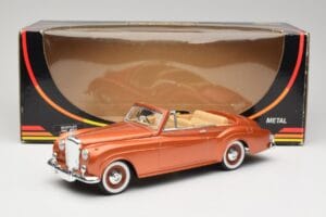 Bentley Type S2 Mulliner Cabriolet Tudor Arancione Metallizzato Solido 1:18 8007 Pressofusione — immagine 8 di 8