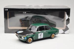 BMW 1600-2 BMW Alpina #47 P. Meyer Internationales ADAC Eifelrennen Nurburgring 1971 Minichamps 1:18 155712647 Pressofusione — immagine 6 di 6