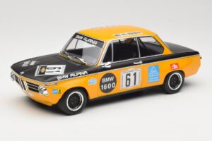 BMW 1600-2 BMW Alpina #61 R. Herzog / N. Lauda DNF 6 Hours Nurburgring 1970 Minichamps 1:18 155702661 Pressofusione